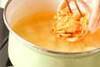 卵のキムチスープの作り方の手順4