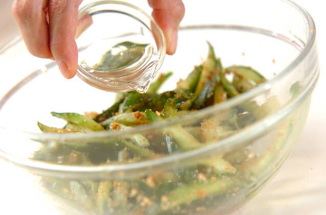 キュウリのナムルの作り方の手順3