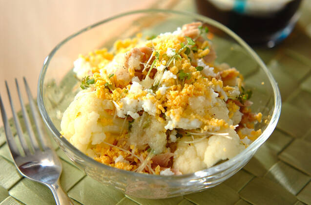 カリフラワーのミモザサラダ