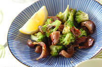 砂肝とブロッコリーのペッパー炒め