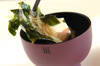 さわやかに香るミョウガと豆腐の味噌汁の作り方の手順5