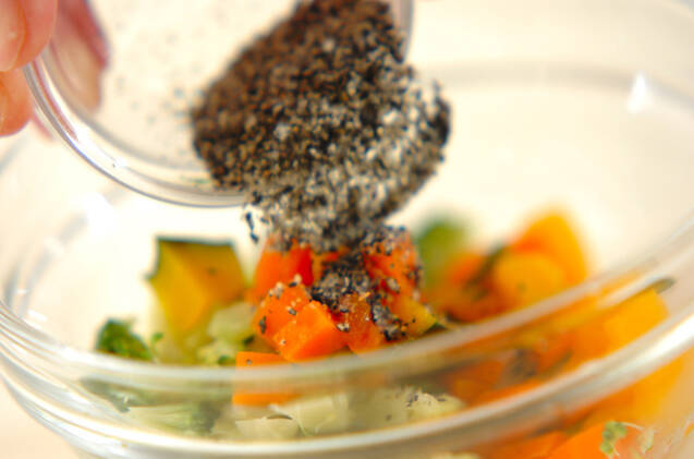 ブロッコリーのゴマ和えの作り方の手順2