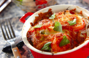 野菜のこんがりチーズ焼き