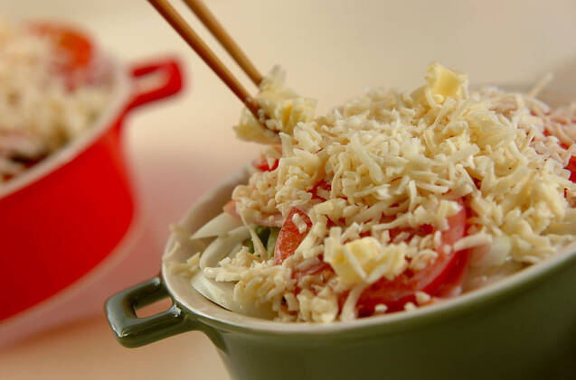 野菜のこんがりチーズ焼きの作り方の手順12