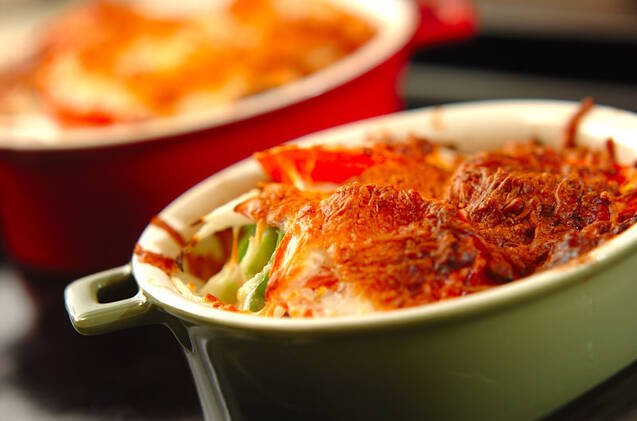 野菜のこんがりチーズ焼きの作り方の手順13