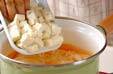 レタスと豆腐のスープの作り方の手順7