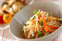 大根と桜エビのサラダ