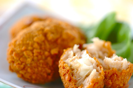 里芋のクラッカー揚げ