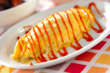 モヤシのオムレツ