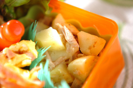 コロコロジャガイモとツナのサラダ