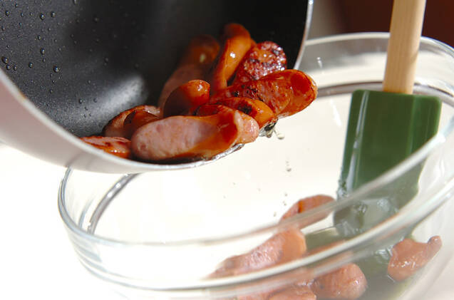 ズッキーニのバジル和えの作り方の手順4