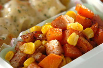 キャロットコーンバターソテー