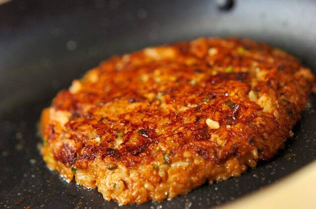 カレーお好み焼き風の作り方の手順2