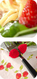 イチゴのパスタ