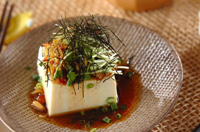 豆腐のピリ辛ダレ