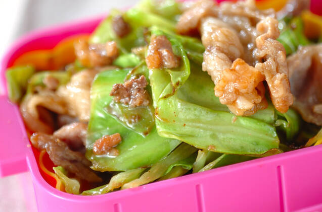 豚とキャベツのアンチョビ炒め