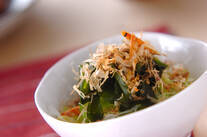 春キャベツのエビおかか