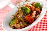 鶏肉と野菜の蒸し煮