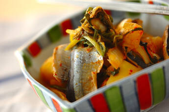 サンマのキムチ煮(コンチキムチチム)