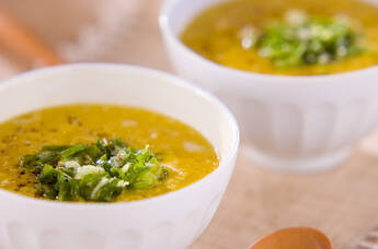 ホタテのコーンスープ