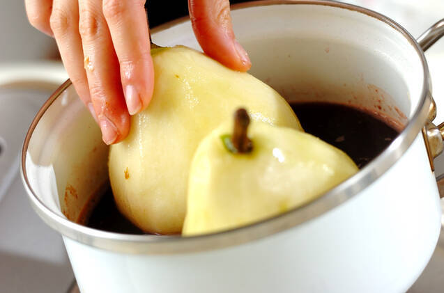 雪だるまアイスと松ぼっくりの作り方の手順6