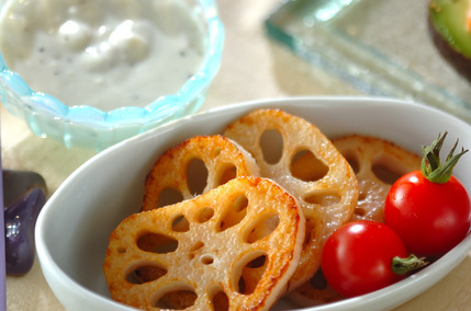 焼き野菜のブルーチーズドレッシング