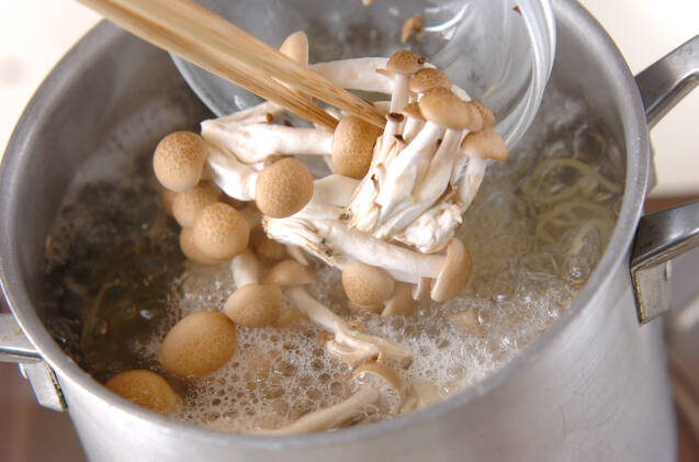 黒ゴマパスタの作り方の手順5