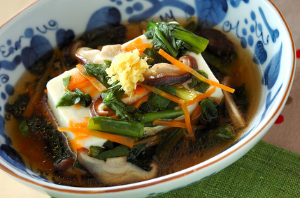 豆腐のあったかあんかけ