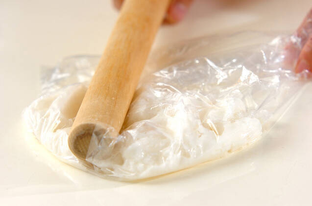 長芋の納豆和えの作り方の手順1