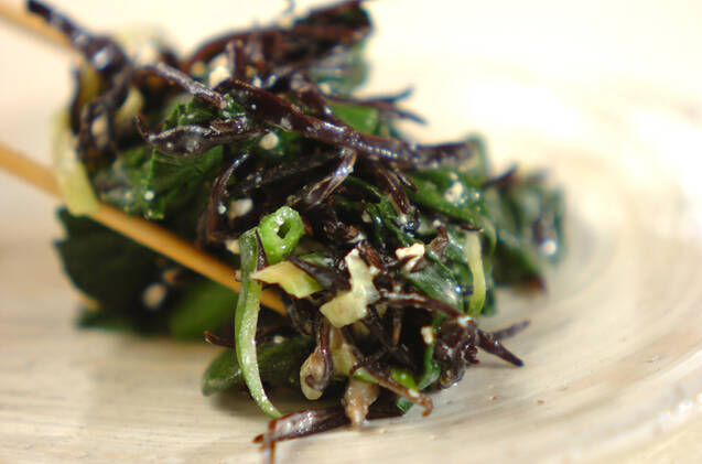 ホウレン草とヒジキの白和え風の作り方の手順7