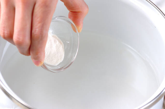 アンズ入り小豆カン　の作り方の手順2