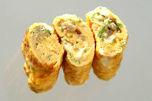 ナメタケ入り卵焼き