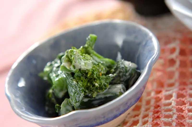 菜の花のワサビマヨ和え 副菜 レシピ 作り方 E レシピ 料理のプロが作る簡単レシピ