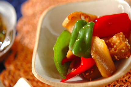 乱切りレンコンのきんぴら