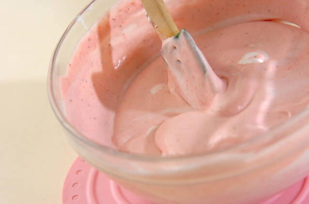 イチゴのムースの作り方の手順5