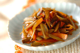 きんぴらゴボウ