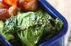 小松菜の中華炒めの作り方の手順