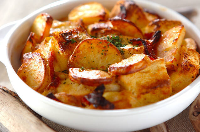 春の新ジャガ、パンDEグラタン！