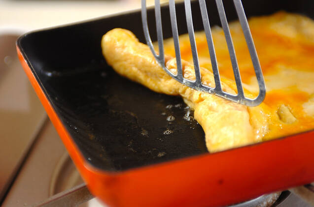 ロール卵焼きの作り方の手順2