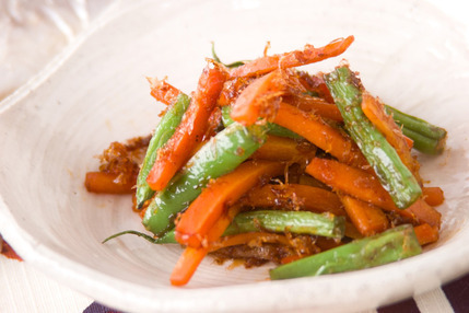ニンジンのおかか炒め
