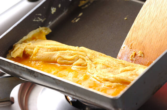 サツマイモ入り卵焼きの作り方の手順4