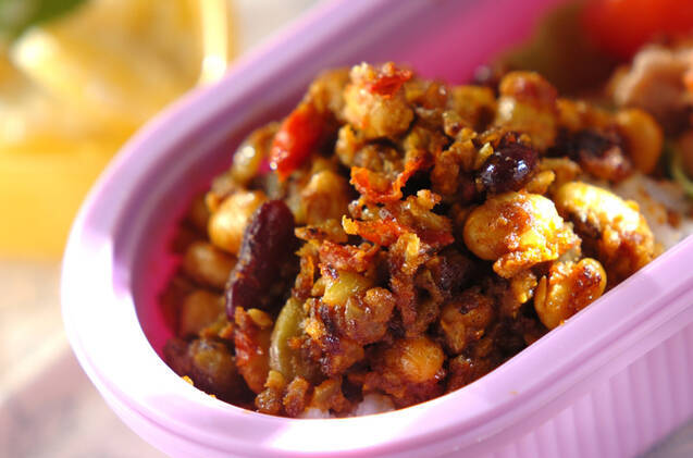 ビーンズキーマカレー