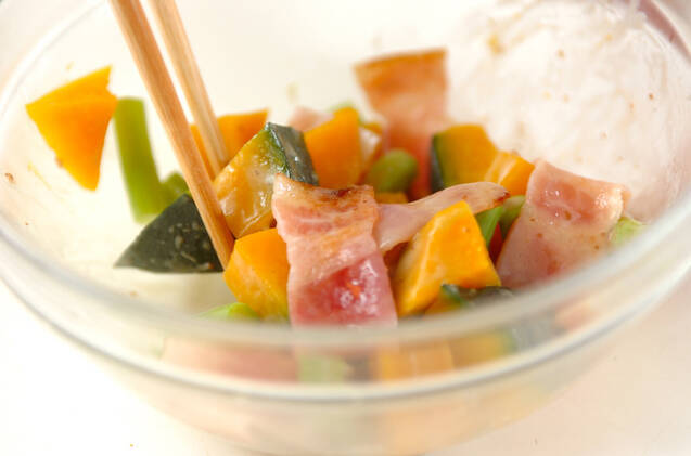 蒸し野菜の作り方の手順2