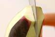 レンジ蒸しナスの作り方の手順1
