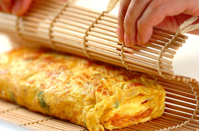 トマト入り卵焼きの作り方の手順6