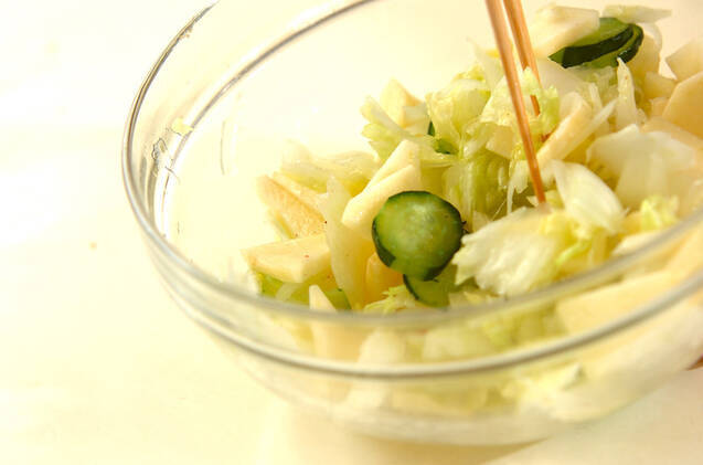 リンゴと白菜のサラダの作り方の手順7