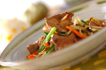 レバー和風炒め