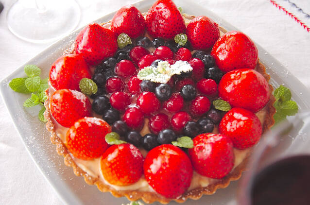 イチゴのタルト