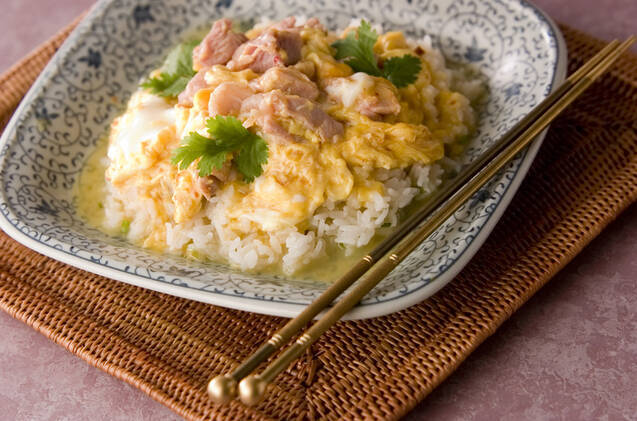 エスニック親子丼