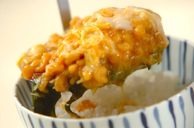 シラス天とじ丼の作り方の手順4